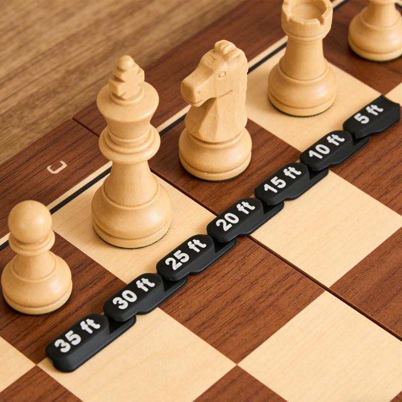 Flexible Jointed Chain Ruler With 1 Inches Grid Scale For Precise Measurement Around Corners And Obstacles In Tabletop Game