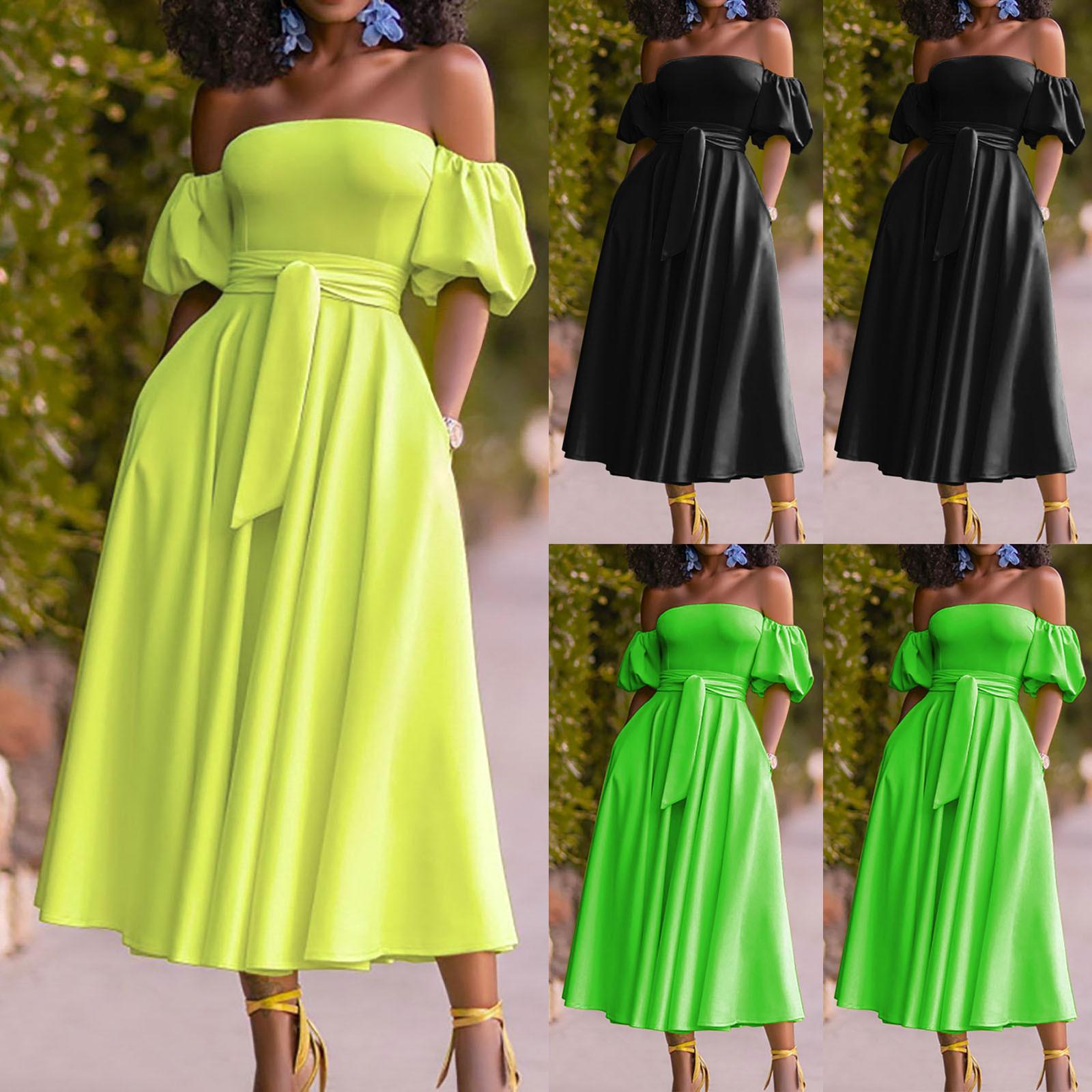 

Модное женское повседневное однотонное бандажное платье с коротким рукавом на одно плечо