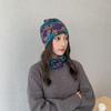 Women's Multifunctional Neck and Hat Scarf: Warm Twist Cap & Mask for Autumn/Winter