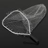 30cm Square Fishing Net Mesh Fishing Landing Net Alloy Material Fishing Catching Basket Anti-hook Large Capacity Portable