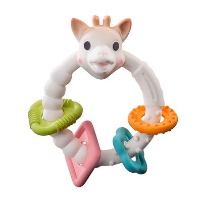 Sophie the Giraffe Japanese Vulli Teething Natural Can Be Played From 0 Years and 3 1 Year First Baby Toys [Colorful Ring] [Genuine Product] Hardener,