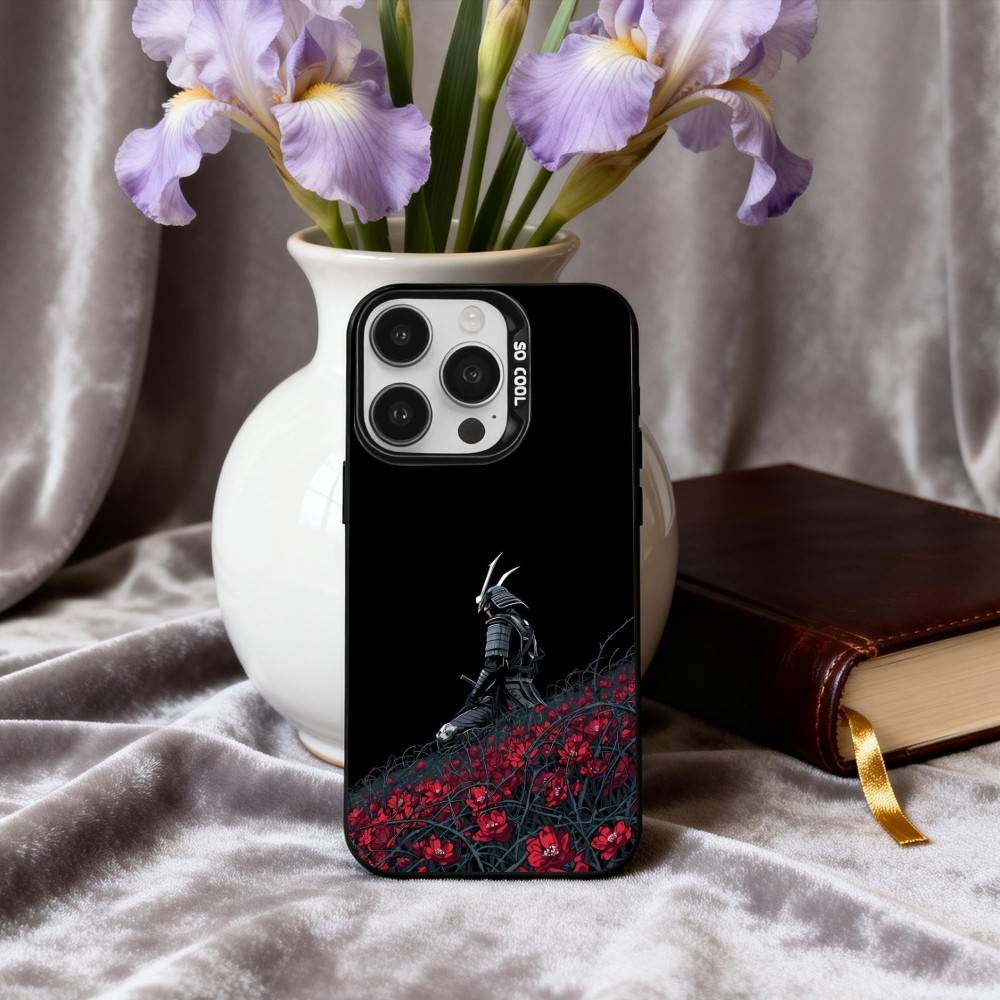 J-Japanese B-Bushido S-Samurai  Phone Case For iPhone17,16,15,14,13,12,11 Plus,Pro Max Black Candy silver phone case iPhone13