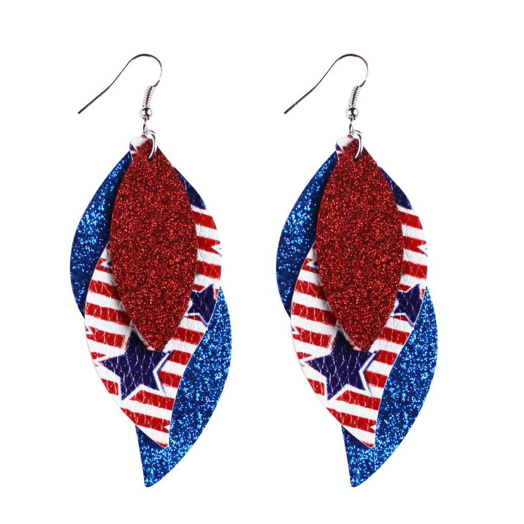 Stylish PU Leather Earrings: Creative Designs & Shapes