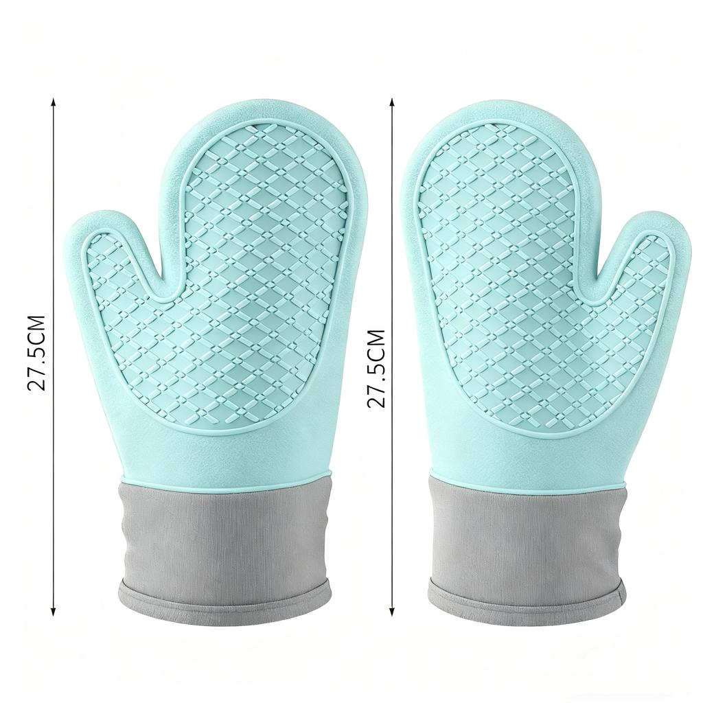 1PC Cute Silicone Kitchen Single Oven Glove Mitts Insulation Heat Resistant Microwave Glove Baking Tools
