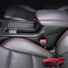 EEJQ9 LHD/RHD For Hyundai I30 2024 2025 Car Tuning Carbon Fiber Red Front Row Water Cup Frame Trim Interior Replacement Parts