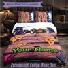 Personalized 3Pcs Bedding SetTeenage Mutant Ninja Turtles Custom Text Duvet Cover Pillowcase Set Bedroom Gift