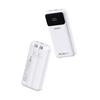 Powerbank Dudao K15Pro 20000Mah 22.5W Pd Usb-C / Usb-A / Wbudowane Kable Lightning I Usb-C - Biały