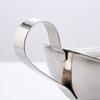 Stainless Steel Sauce Cup Multi-size Silver Sauce Boat Multi-functional Ship Shape Salad Dressing Boat Restaurant Use