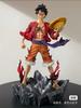 24cm New One Piece Luffy Anime Figure Four Emperors Monkey D. Luffy Model Doll Toys Action Figurine Pvc Collectible