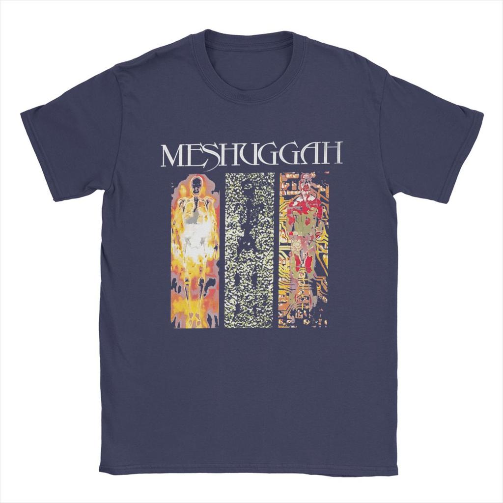 Meshuggah Soul Burn Ekstremalny Metalowy Zespół Koszulka Akcesoria dla Mężczyzn Kobiet Bawełna Unikalna Koszulka Krótki Rękaw Ubrania Lato