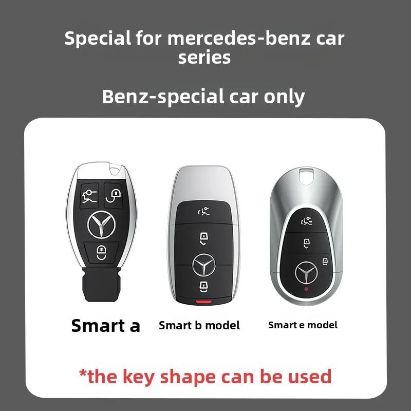 ULA5 Car Remote Key Case Cover Fob for Mercedes Benz A B G R Class GLA GLK W176 W204 W251 W463 Accessories Key Chains