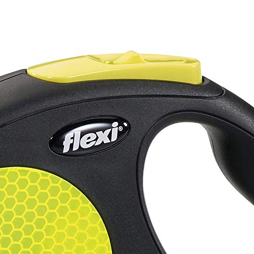 Flexi New Neon Cord Medium (Under 20kg), 5m [Dog Lead]
