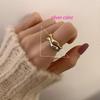925 Silberringe für Damen Verstellbar Stapelbar Vintage Ring Zubehör Schmuck Geschenk