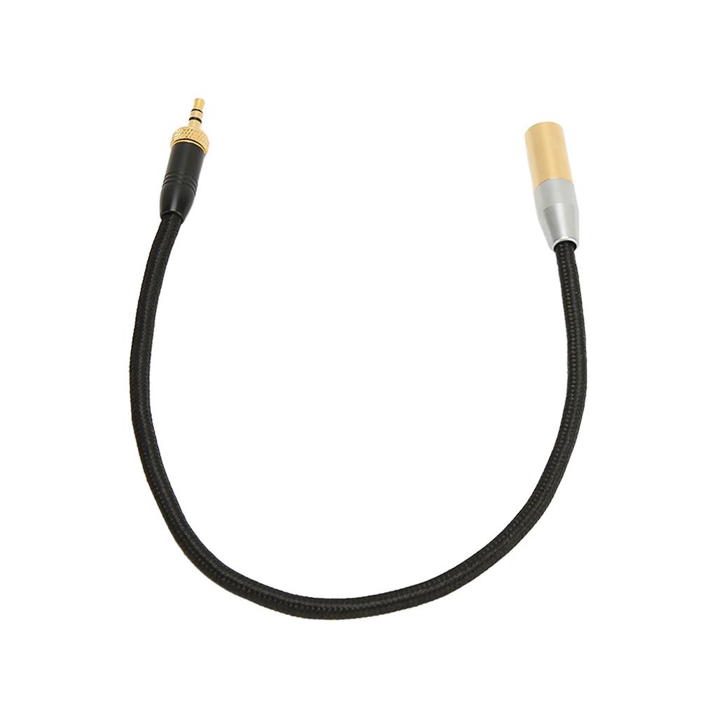 3.5mm To Mini XLR Cable Internal Thread Gold Plated 3 Pin Stereo Noiseless Sound Adapter Cord for BMPCC Camcorder