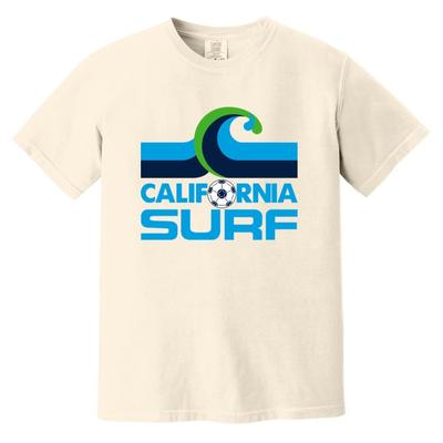 California Surf T-Shirt Schweres Gewicht Vintage Farben | NASL Fußballmannschaft