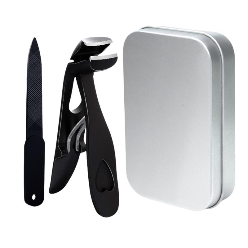 

Angled Head Nail Clippers Nail Cutter Large Opening Toenail Clippers Stainless Steel Fingernail Trimmer Toenail Clippers чёрный