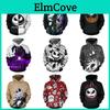 Nightmare Before Christmas Sally And Jack Skellington 3d Hoodie Sweatshirt In Various Sizes