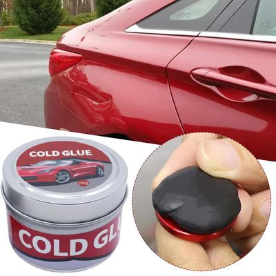 Nouvelle colle adhésive à froid pour réparer les bosses pour des réparations rapides Extracteur et dissolvant de bosses de voiture portable 100 g/75 g Extracteur de bosses à colle froide J2g0