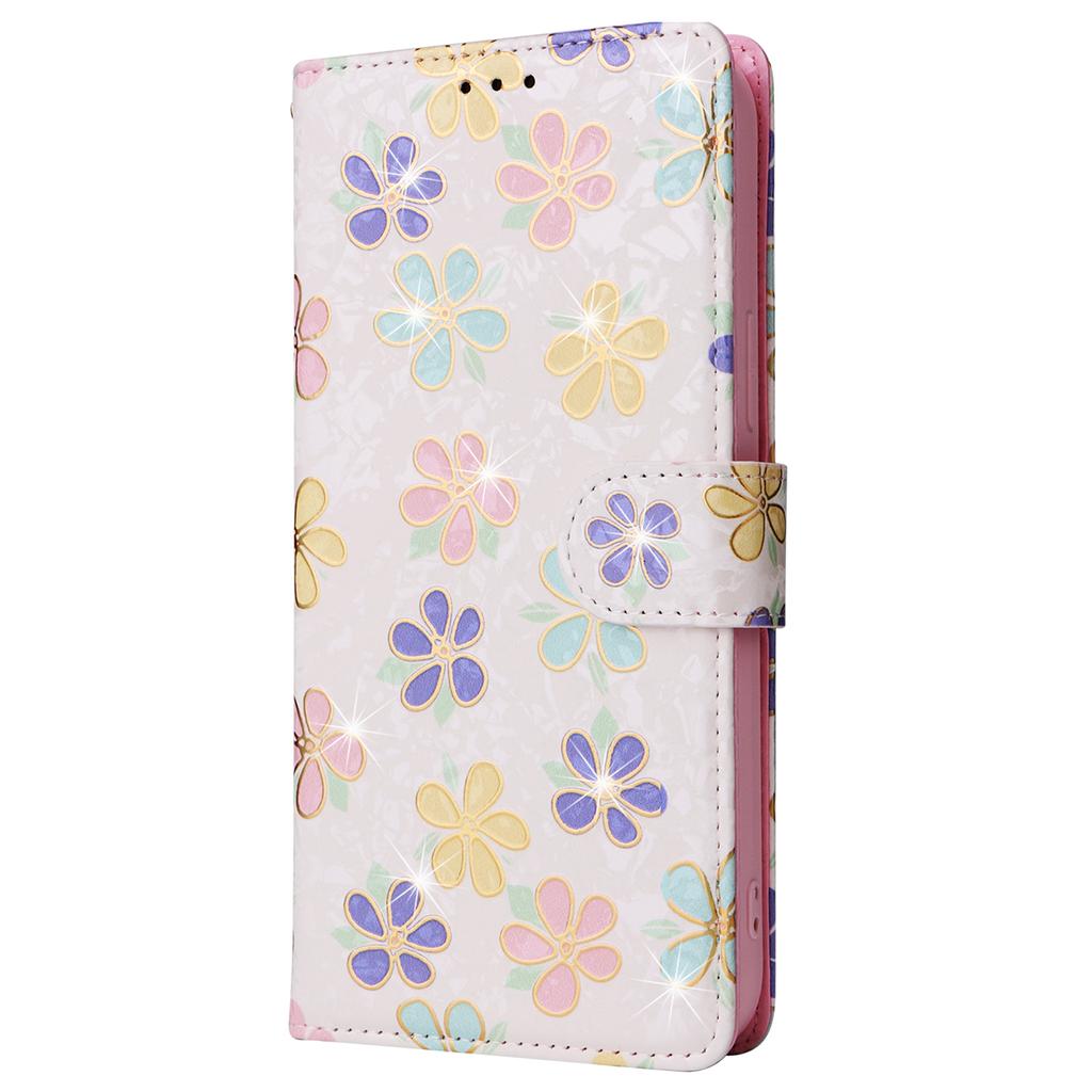 For iPhone 16 Pro Max Cell Phone Case Lacquered RFID Blocking PU Leather Cover