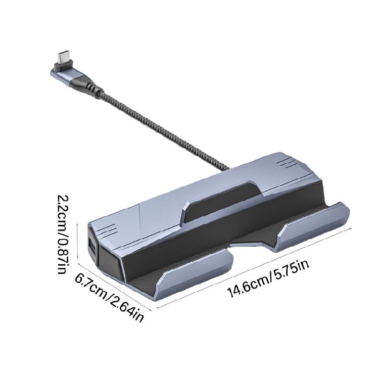 6 In 1 USB C Docking Station for SteamDeck and ROG Offering USB 4K HDMI2.0 and Fast Ethernet USB 3.0 Hubs