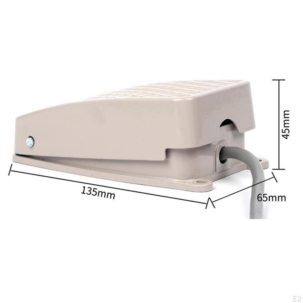 Fußpedalschalter, rutschfest, tragbar, langlebig, Tfs 2, Momentanstrom mit Leitung für den Bau