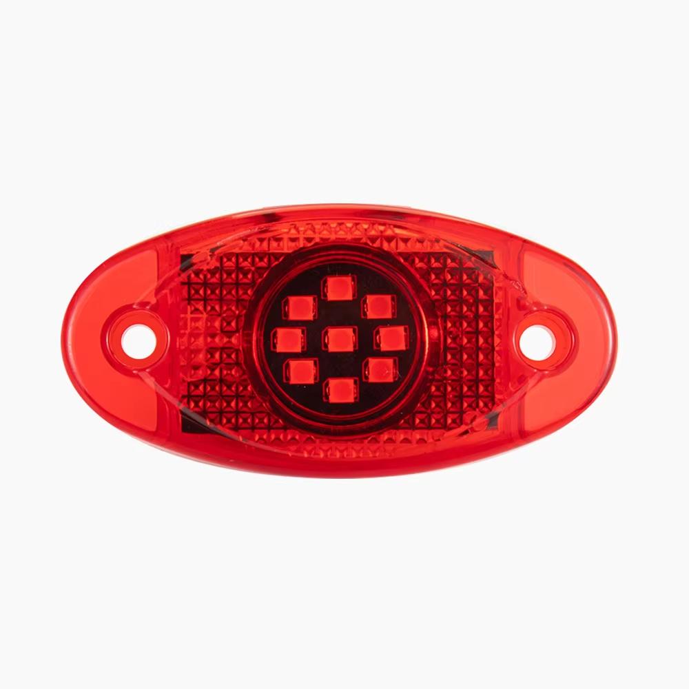 12V/24V LED Car Warning Light Strobe Light Flashing Light Truck LED Brake Lights 9 Leds Indicator Lamp Waterproof Signal Light