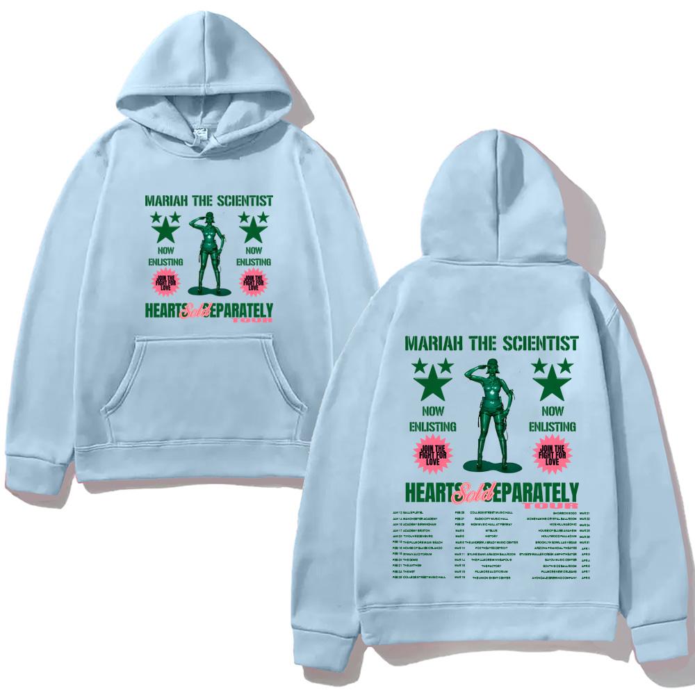 Mariah The Scientist Hearts Sold Separately Tour 2026 Hoodie with Pocket  Sweatshirt Long-sleeved Simplicity Men/women Pullover
