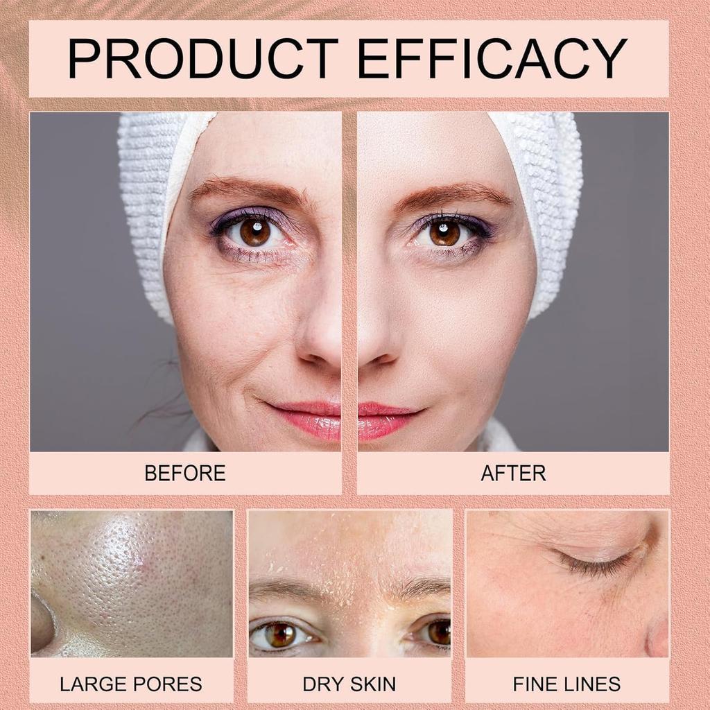 SHOPATIVE Collagen Face Mask Overnight Deep Collagen Night Mask Korean Glass Skin Hydrogel Mask for Deep Hydration, Anti-Aging & Pore Minimizing |