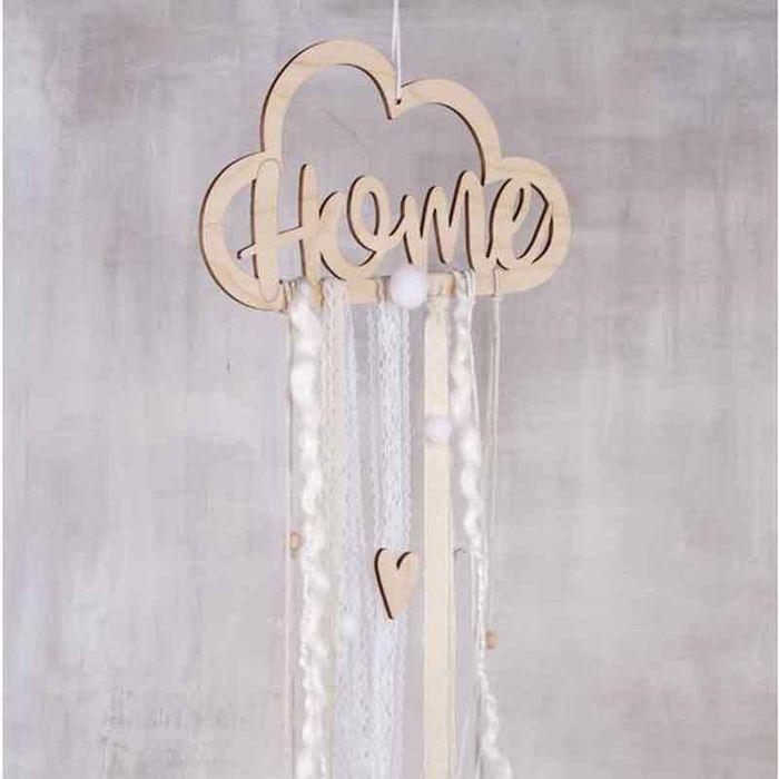 DIY Wall Hanging Kit - RAYHER - Dreamcatcher - Grey and Beige - 65 Cm - Rectangular