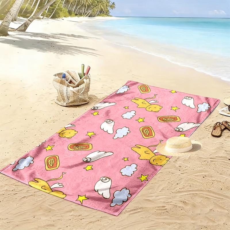 Cardcaptor Sakura3 Print Beach Towel, Large Soft Quick Dry Towel for Beach Camping Swimming