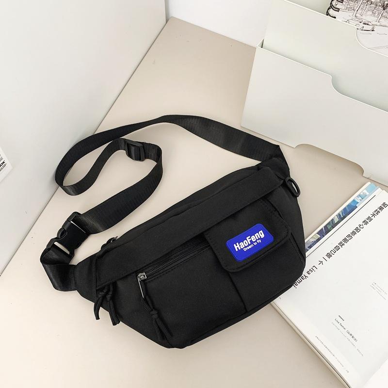 Crossbody Bag Men'S Trendy Brand Breast Bag Sports Cycling Backpack Tooling Bag Boys Students Outdoor Satchel Women'S Tide