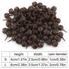 100PCS Spherical Shape Fertilizer Basket Box Brown Plastic Fertilizer Basket