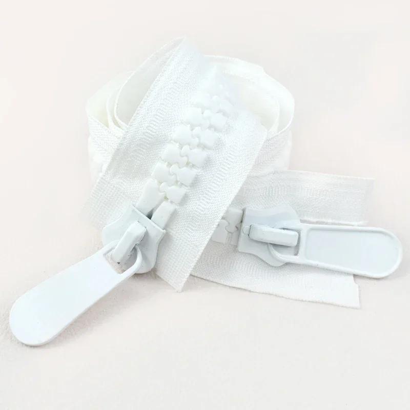 Zamek Żywiczny #20 70-150 cm Bardzo Duże Zamki Rozpinane na Końcach do Szycia Płaszcza Kurtki Namiotu Zamki Zamknięcia Zestawy Naprawcze Akcesoria Odzieżowe