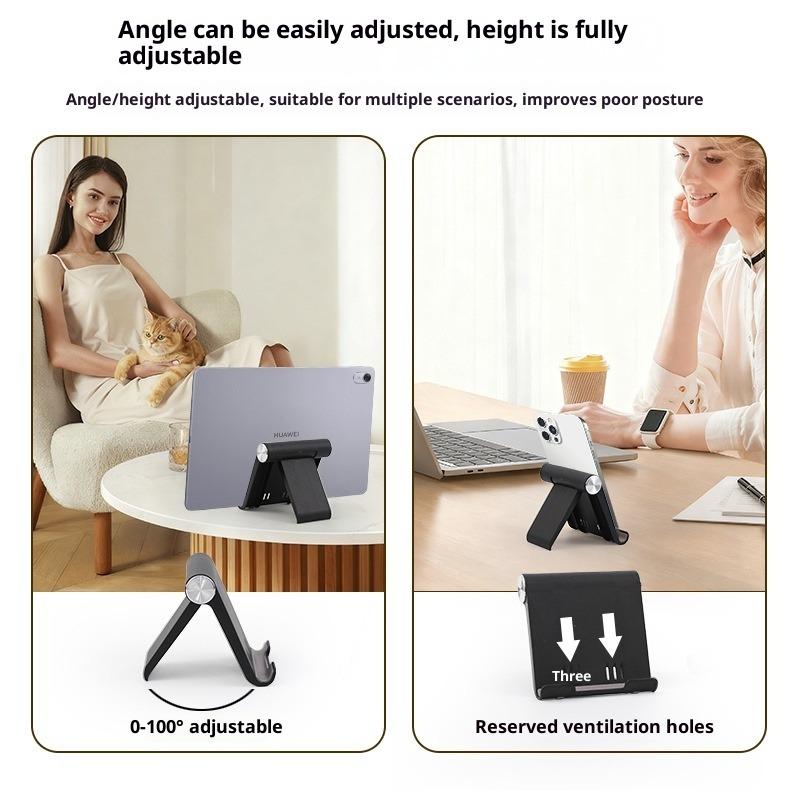 Folding Mobile Phone Desktop Holder Portable and Simple Tablet Computer Holder Creative Small Gift Mobile Phone Holder Support Frame
