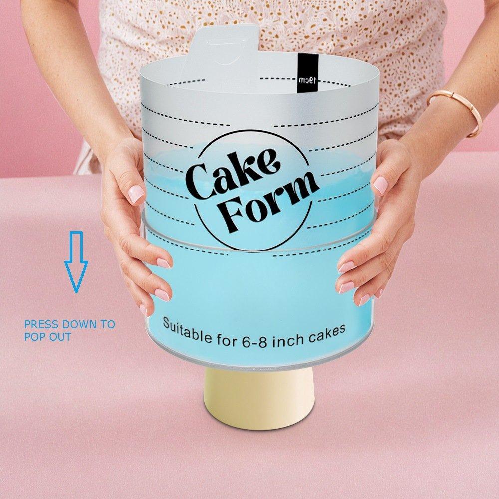 Adjustable Round Cake Ring Mold Retractable Fondant Tools Mousse Cake Ring Acrylic Circle Baking Ring Cake Tools