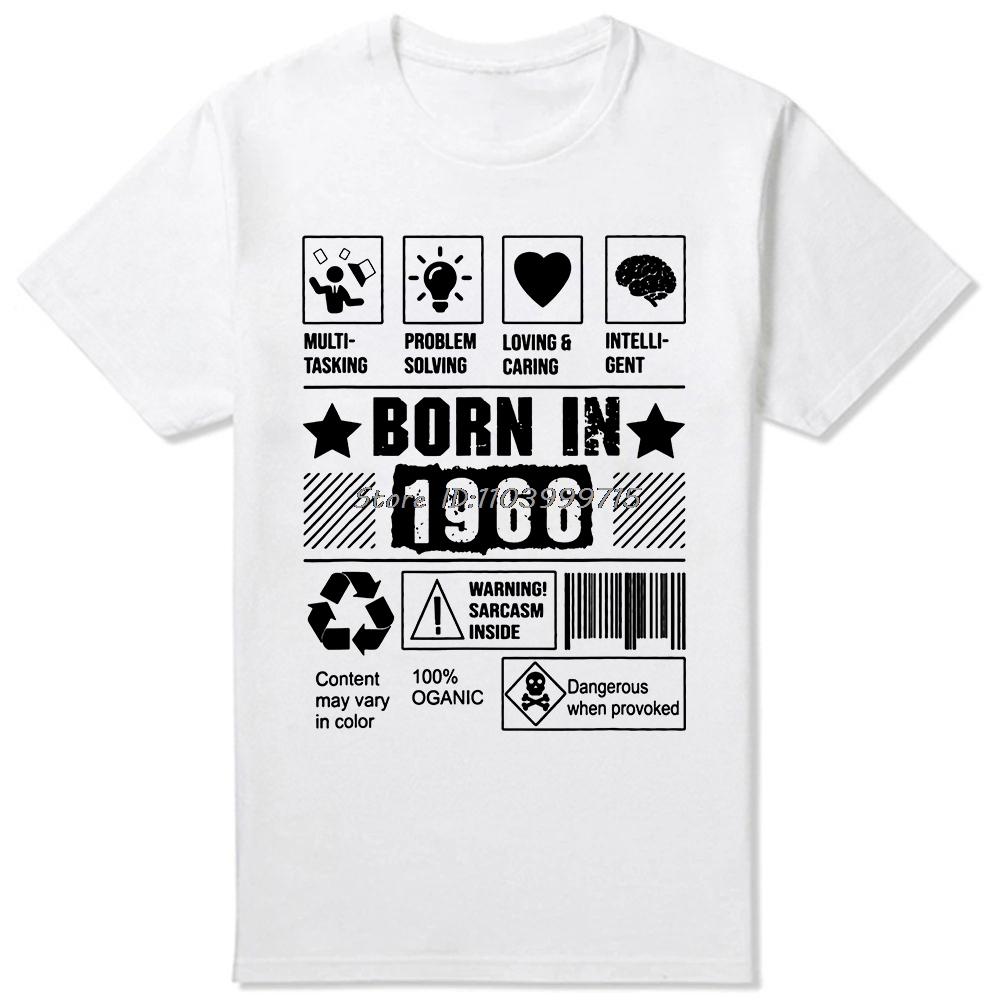 Retro 60s Clothes Vintage Made In 1966 All Original Parts T Shirt Unisex Husband Dad Birthday Gifts T Shirt Born In 1966 Tshirt