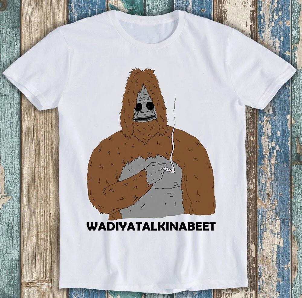 Sassy The Sasquatch Smoke Big Foot Lez Show Gamer Cult Gift Tee T Shirt M1006 S