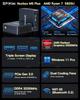 GMKtec M5 Plus Ryzen 7 5825U Mini PC Win11 Pro DDR4 SO-DIMM NVMe M.2 SSD WiFi6E BT5.2 Tri-Display Desktop Office Gaming Computer