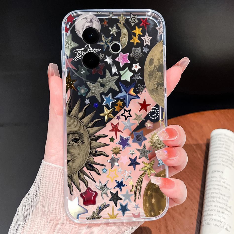 Case For Vivo Y39 Y38 5G Ocean Fish Transparent Phone Back Cover For VivoY 39 Y 38 Soft Slim TPU Silicone Lightweight Protectors