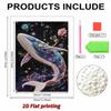 Handmade DIY Pearl Painting Whale Theme Bedroom Living Room Frameless Diy Handmade Sticky Diamond Creative Canvas Painting