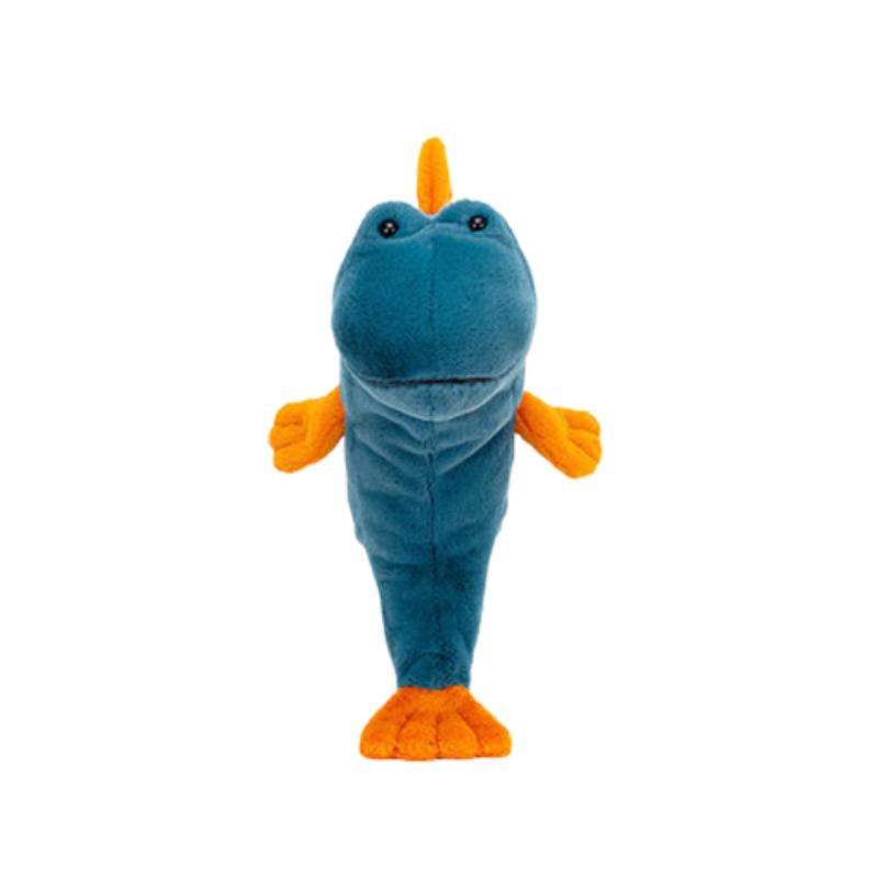 

JELLYCAT Amphibious & Reptile Series Animal McMudskipper Companion Blue Doll Plush Doll 26cm Height