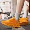 New Fashion Green Platform Shoes Trainers Men Breathable Mesh Men's Running Shoes Big Size 46 Lightweight Sports Sneakers Men