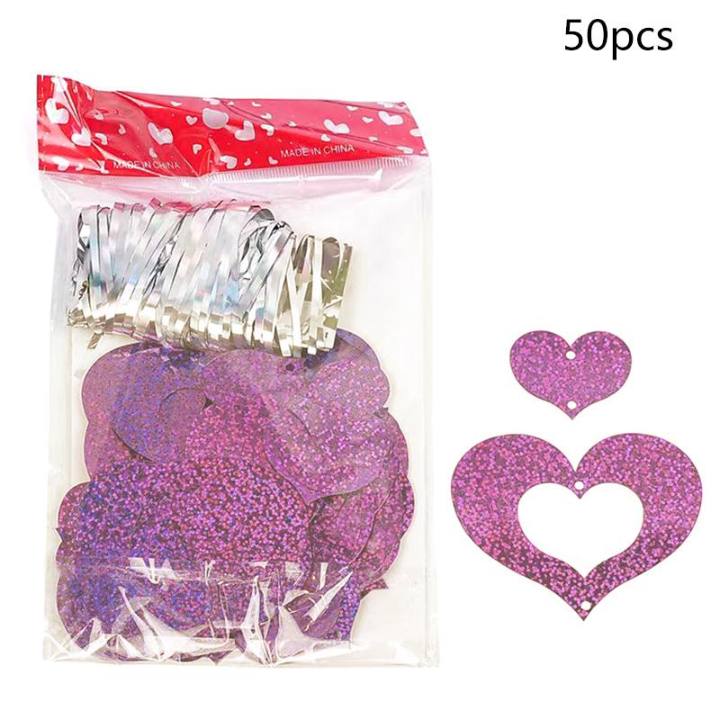 50Pcs Wedding Birthday Party Balloons, Rain Silk Pendants Holiday Supplies