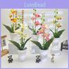 Orchid Artificial Plant For Wedding Decor With Realistic Design For Photography And Home Display