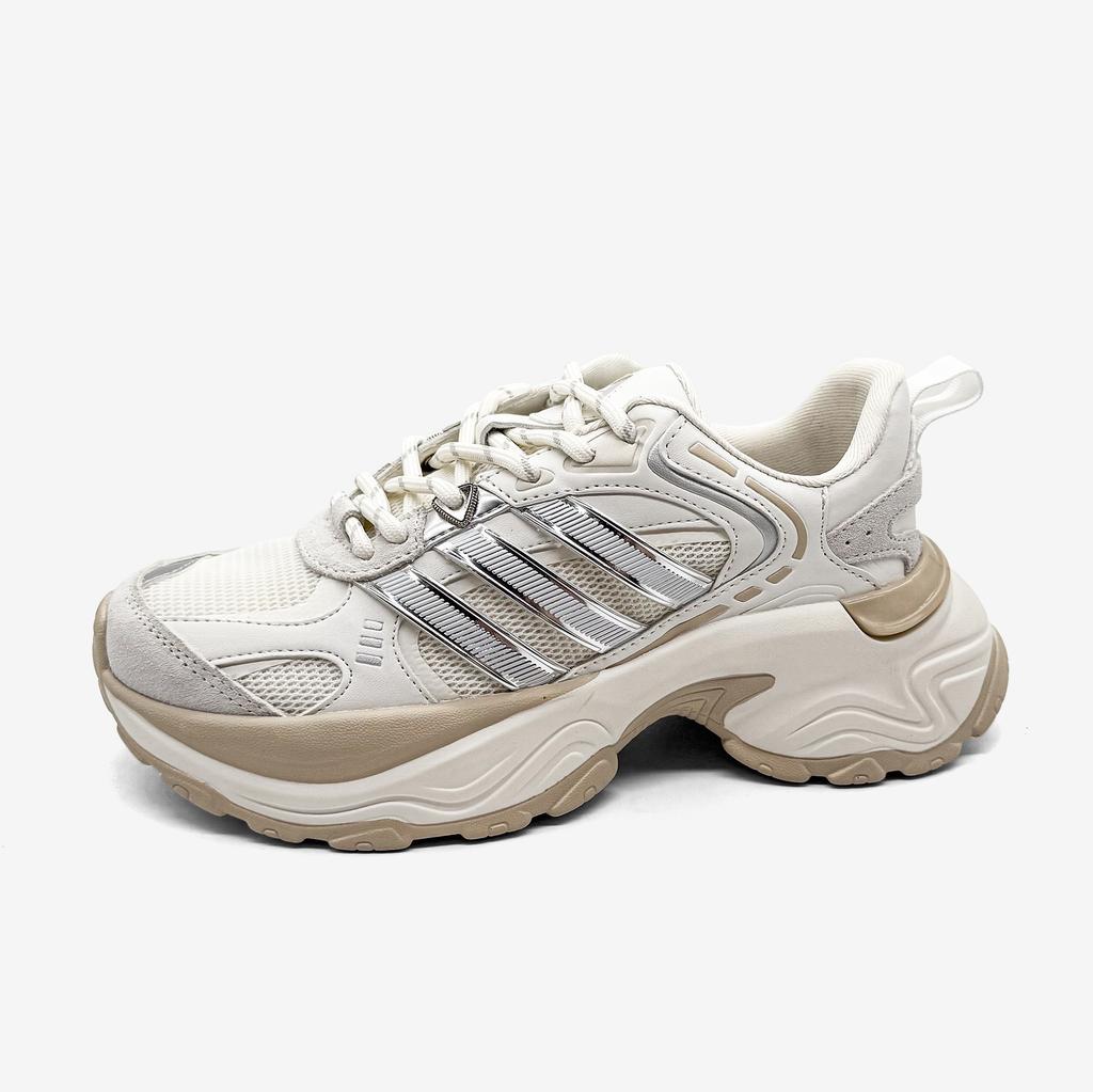 Ins Trendy Men's and Women's Retro Thick-soled Raised Three Bars Outdoor Hiking Wear-resistant Couples with the Same Dad Shoes