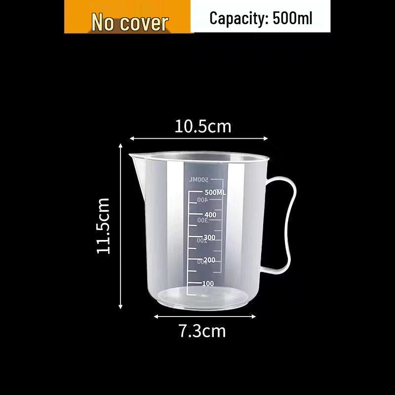 ZISIZ 1000ml Food-Grade Plastic Measuring Cup