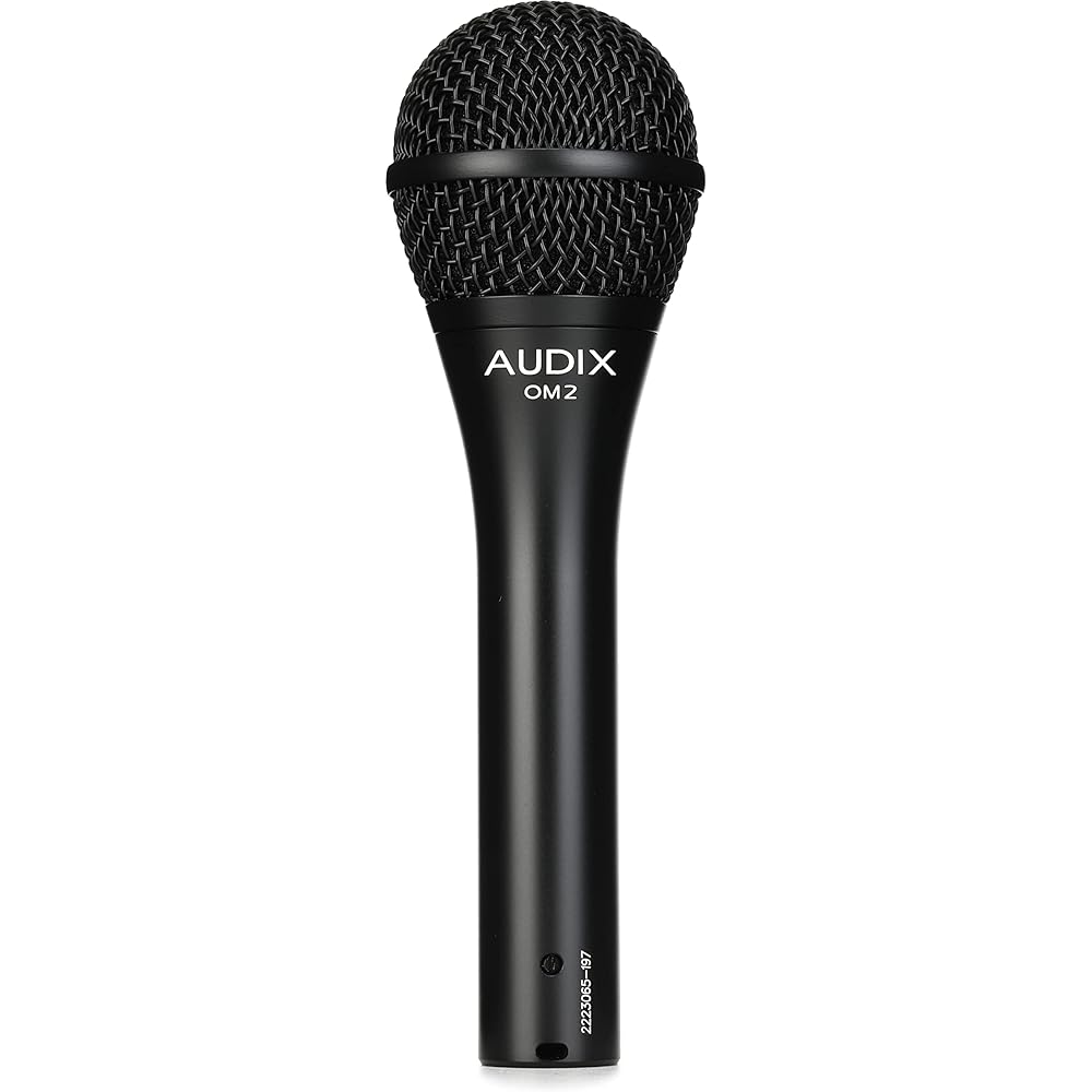 

AUDIX Audix OM2 Vocals I Tried Singing Studio Recording Handheld Dynamic Microphone Ultra Unidire...