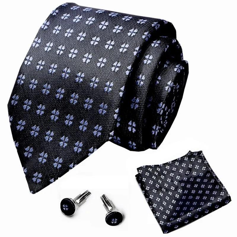 Formal Shirt Business Tie Wedding Banquet Men's Polyester Red Black Hand-tied Long Tie