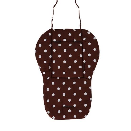 Double-sided Dot Print Baby Carriage Stroller Seat Cushion Dining Chair Pad Mat