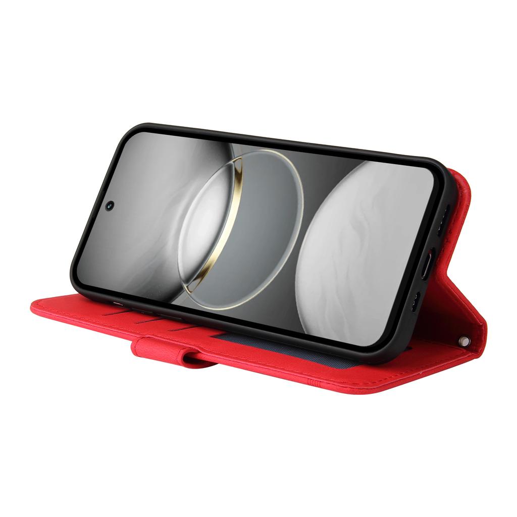 For TECNO Spark 30 4G Leather Wallet Cases Skin Touch Phone Cover Stand with Strap